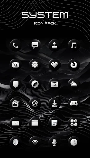 Luna Black Icon Pack