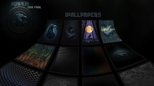 Raven Dark Icon Pack