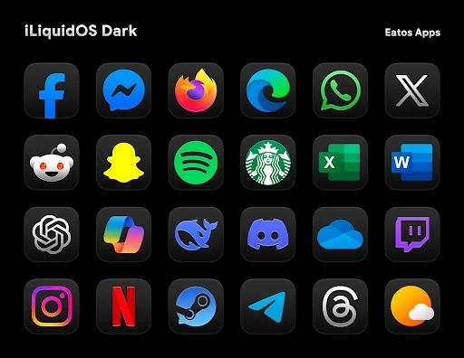 iLiquidDark Icon Pack