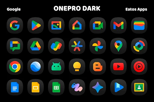 OnePro (Dark) Icon Pack