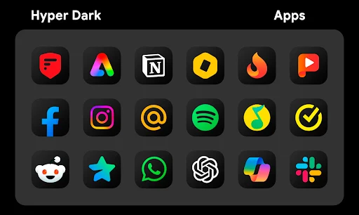 HyperDark Icon Pack