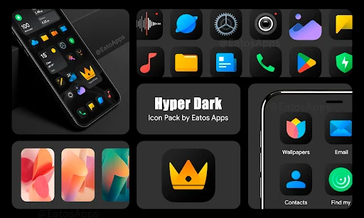 HyperDark Icon Pack