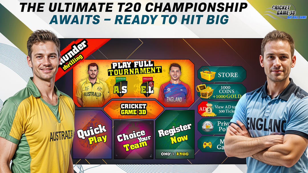 Cricket Game 3D: Bat Ball Game Mod
