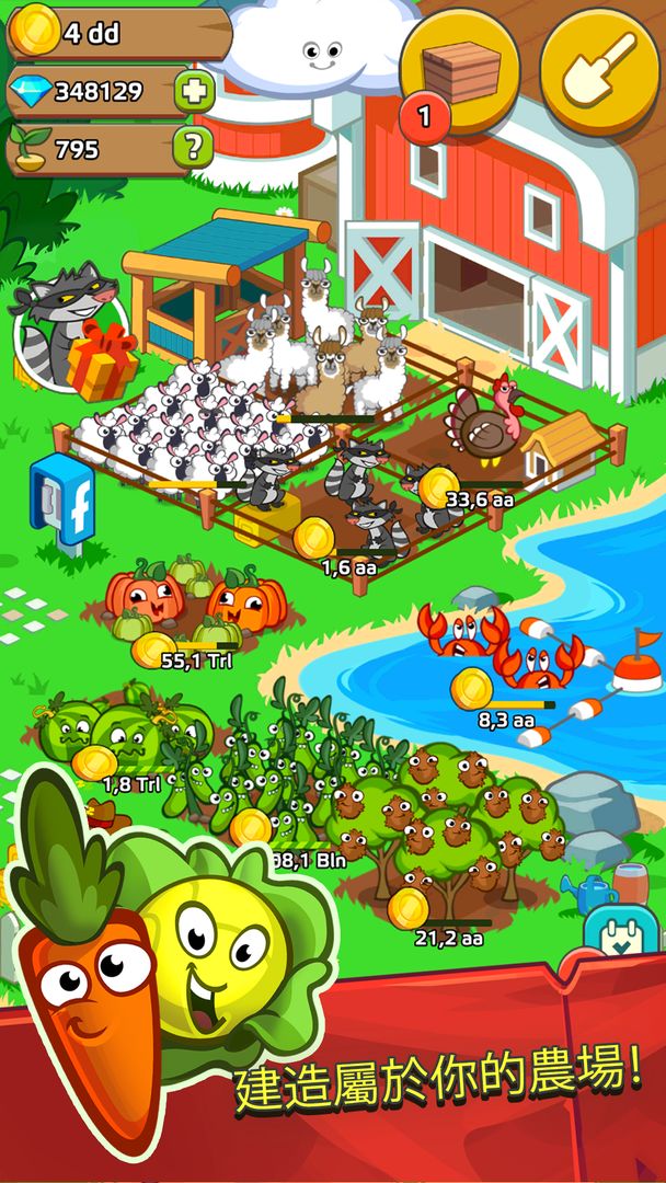 Farm and Click - Idle Farming Clicker