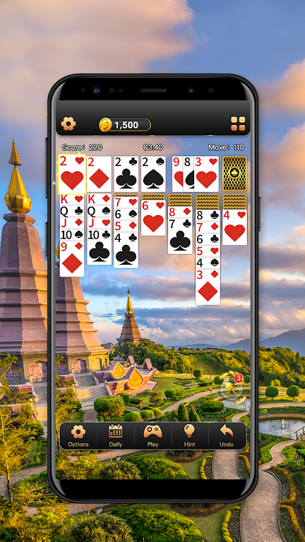 Solitaire Klondike World Trip Game