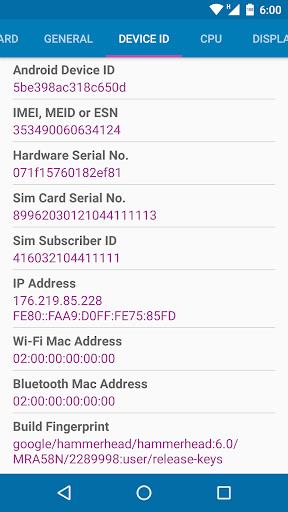 Device Info