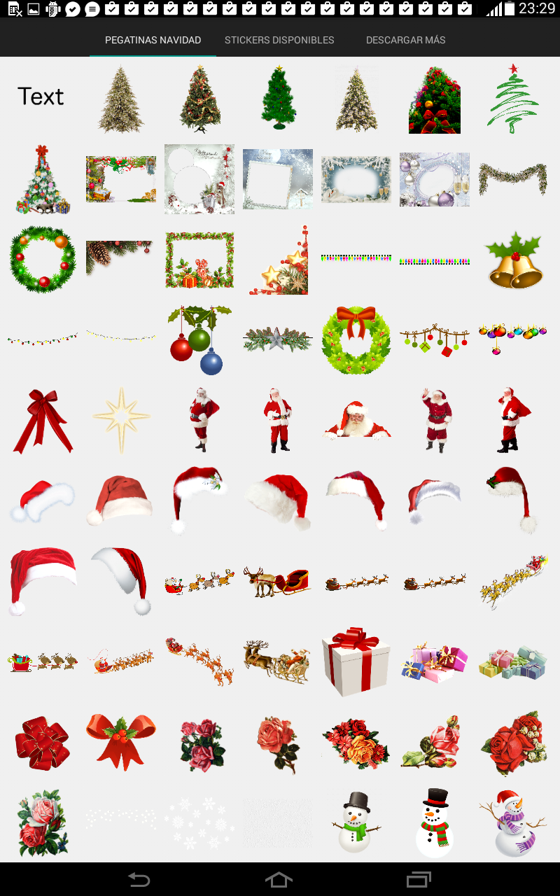 Merry Christmas Photo Stickers