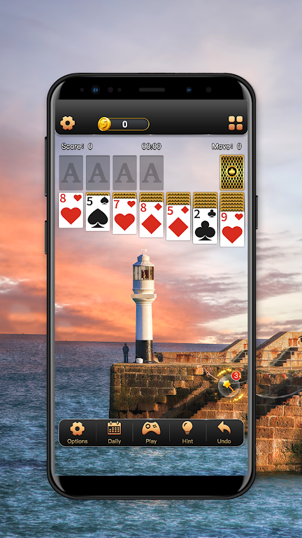 Solitaire Klondike World Trip Game