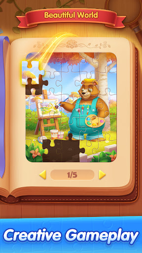 Solitaire Jigsaw Game