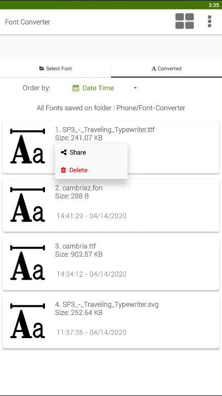 Font Converter - Convert OTF t