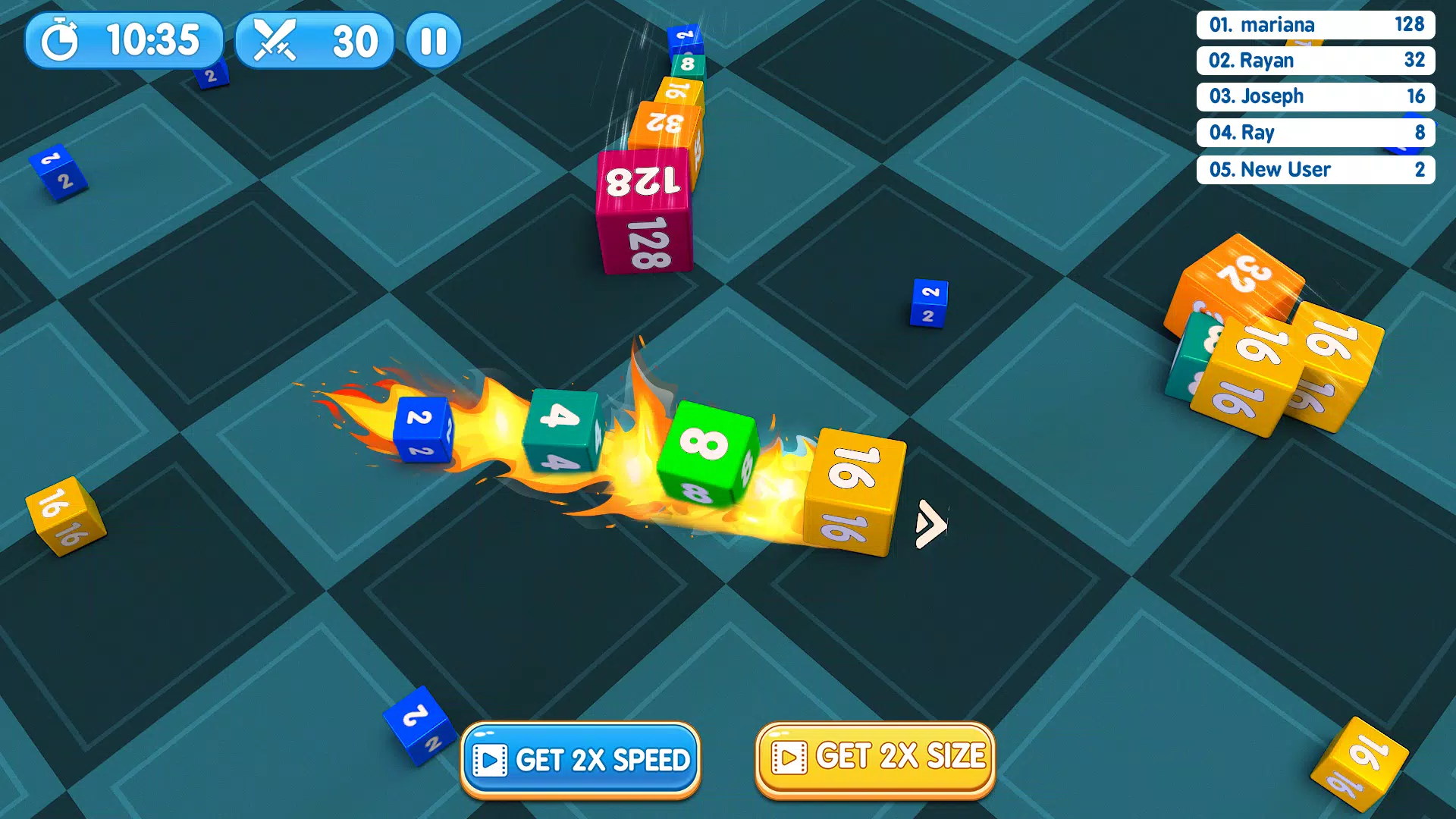 Worms Snake Clash 3D Game Mod