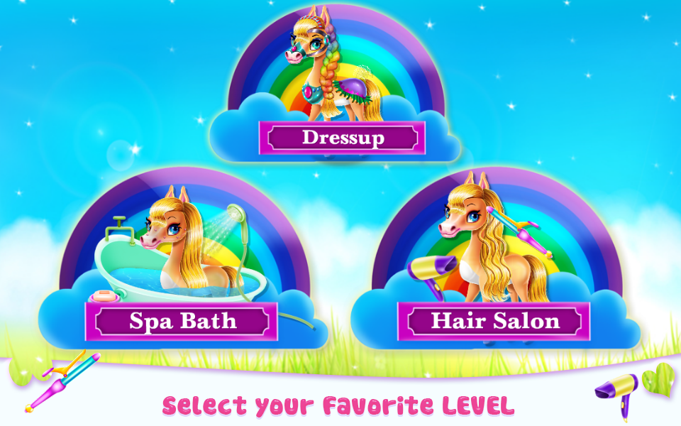 Rainbow Pony Beauty Salon apk