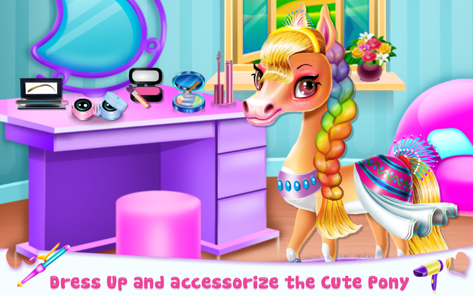 Rainbow Pony Beauty Salon apk