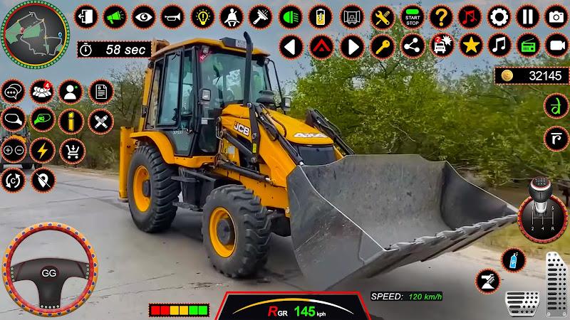 JCB 3Dx Backhoe Loader Driving apk
