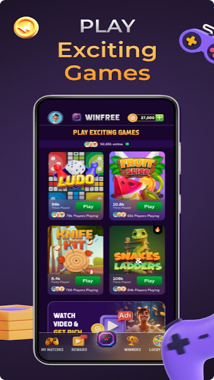 WinFree: Play & Earn WinCoins Game