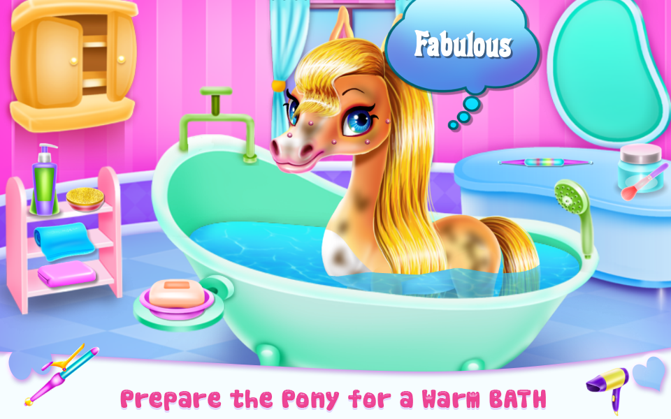Rainbow Pony Beauty Salon apk