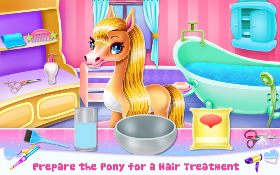 Rainbow Pony Beauty Salon apk