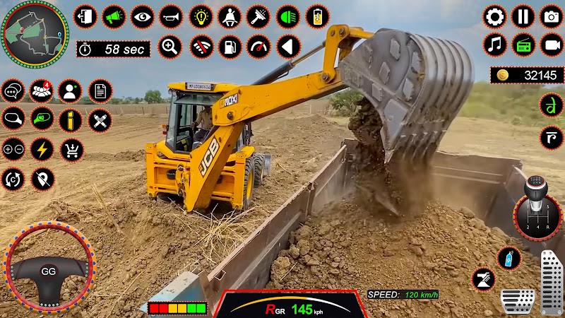 JCB 3Dx Backhoe Loader Driving apk