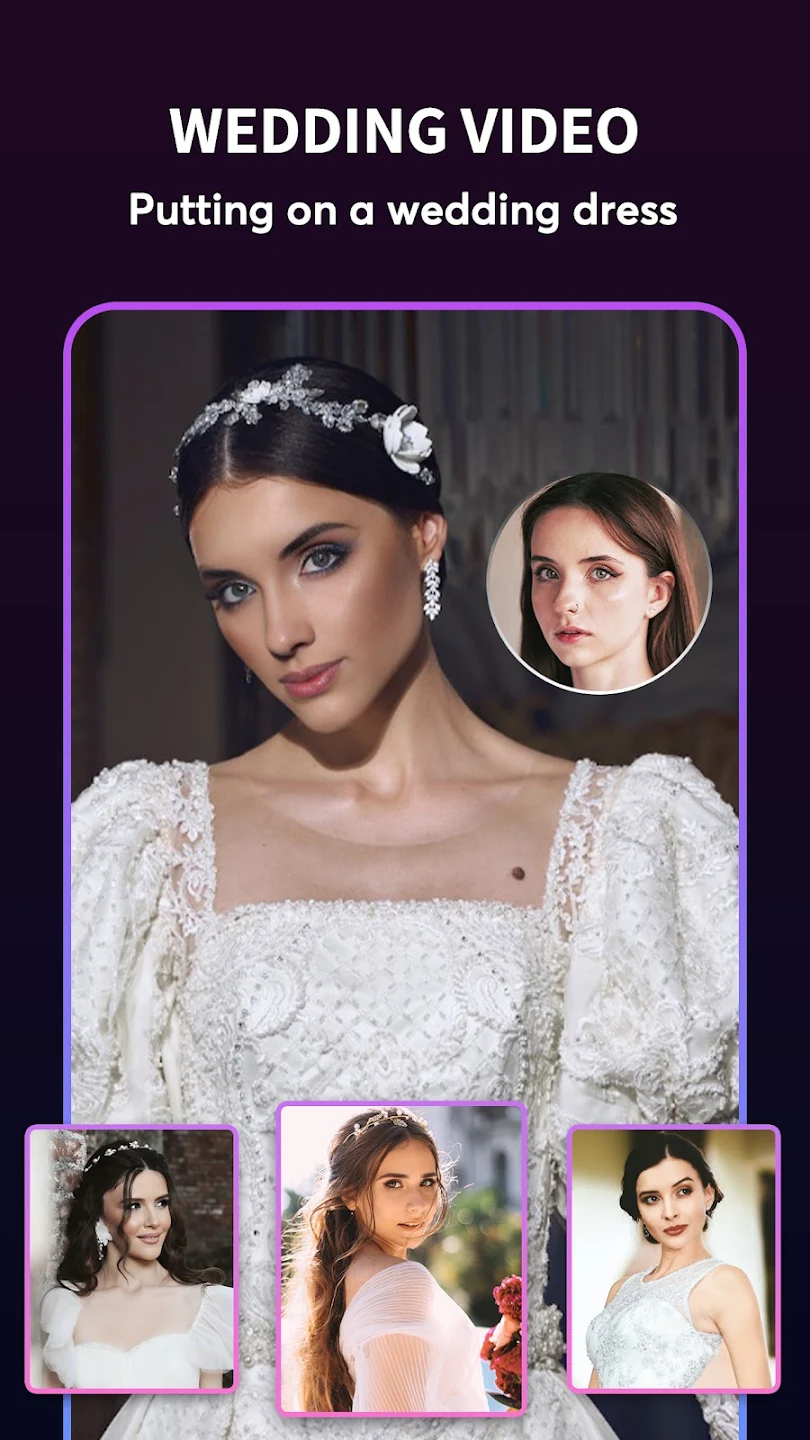 Mivo: Face swap video bride