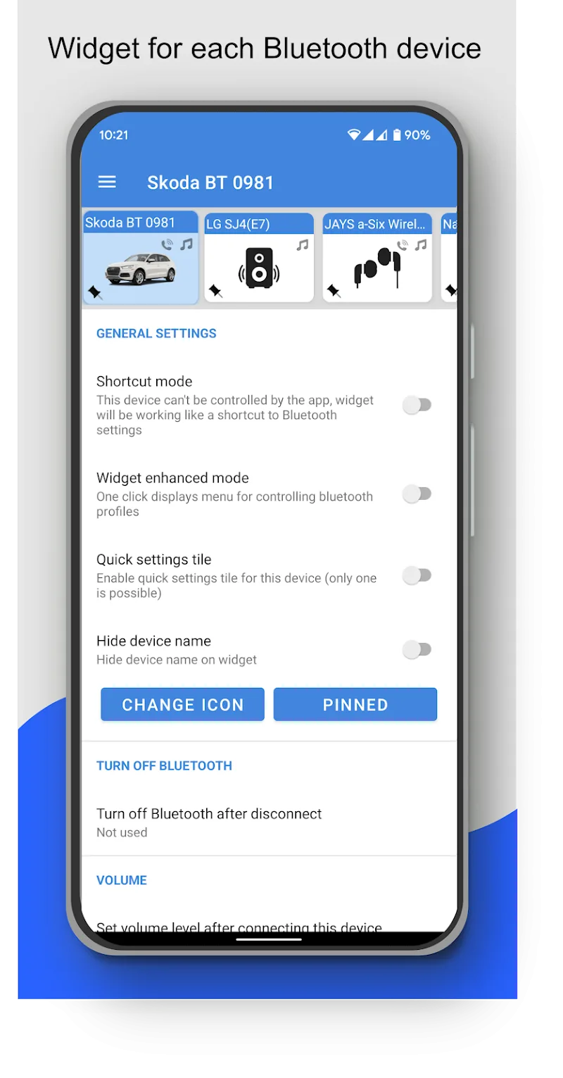 Bluetooth Audio Connect Widget APK