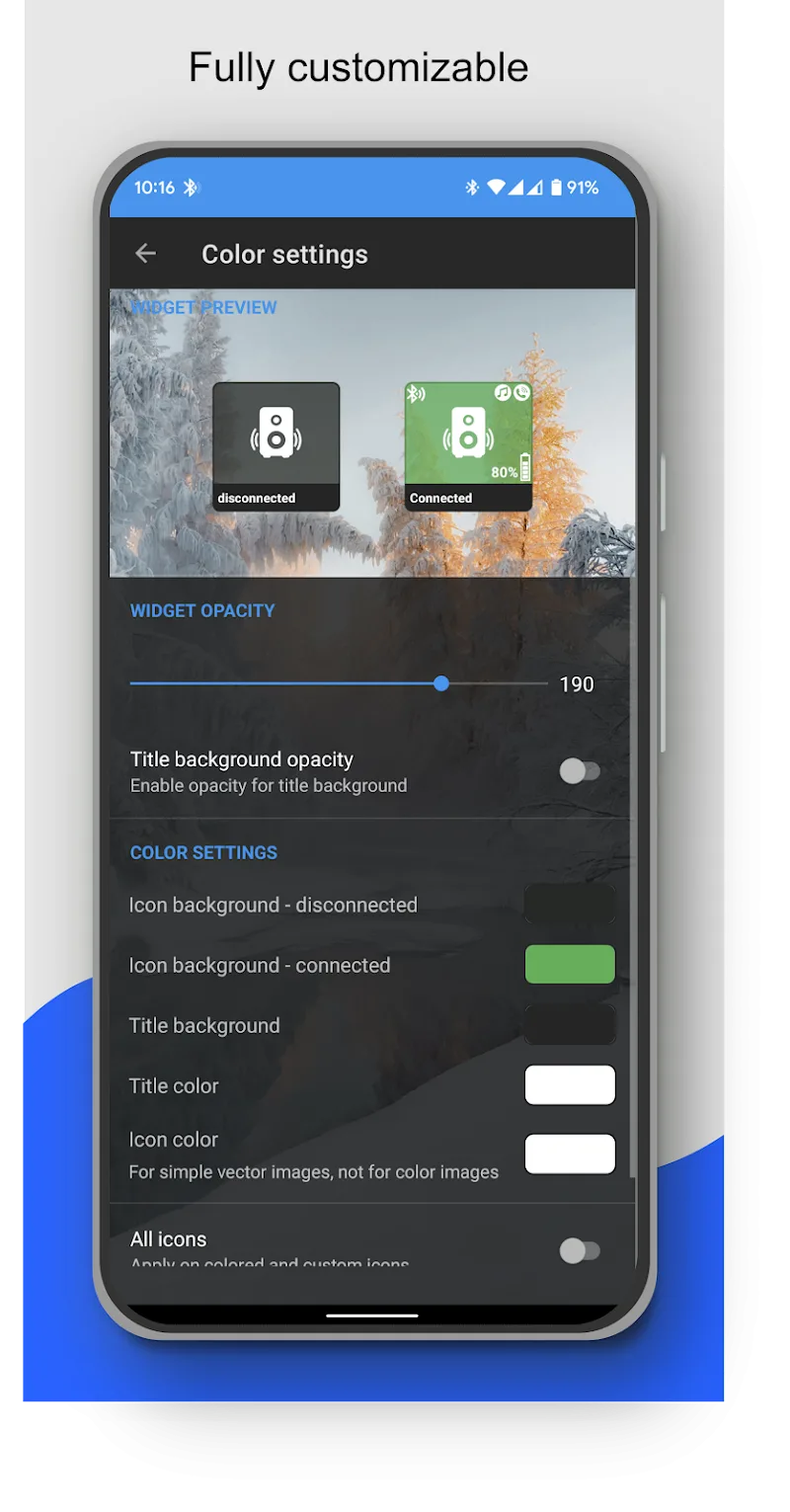 Bluetooth Audio Connect Widget APK