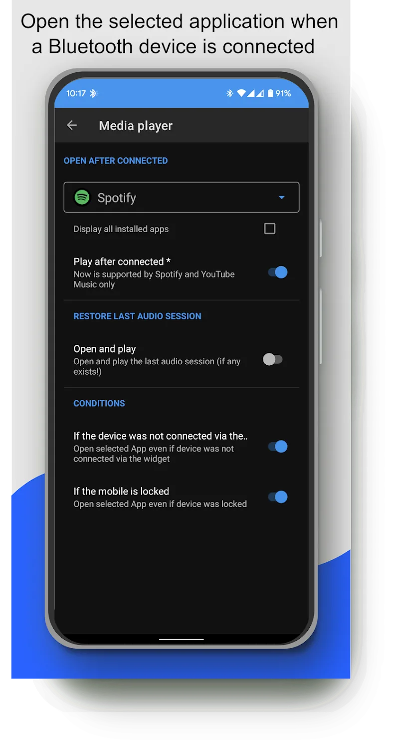 Bluetooth Audio Connect Widget APK