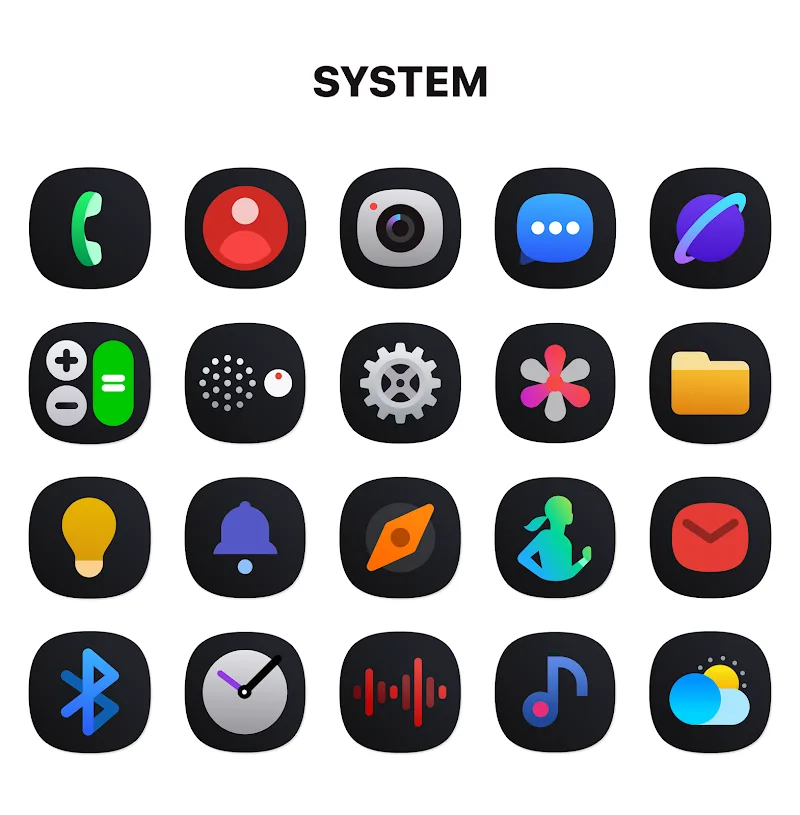 One UI Dark IconPack