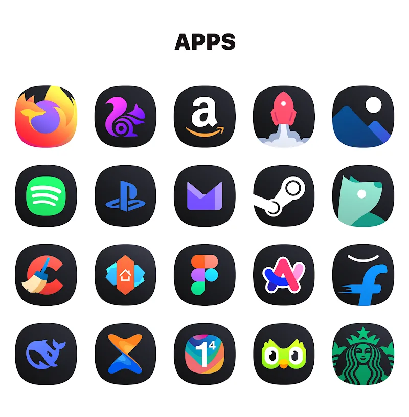 One UI Dark IconPack