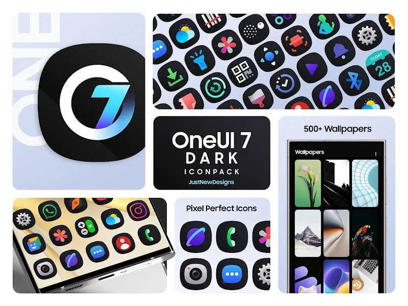One UI Dark IconPack