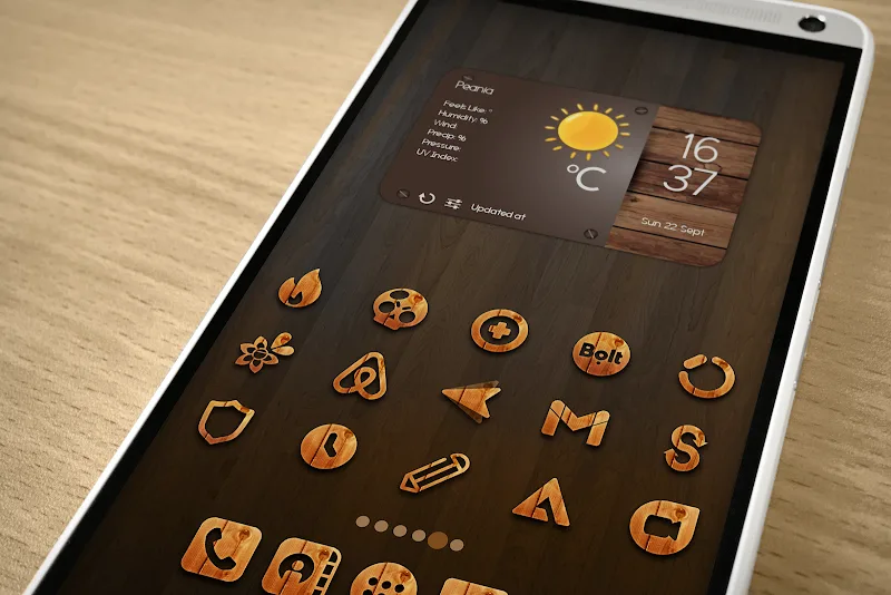 WoodRustic Icon Pack