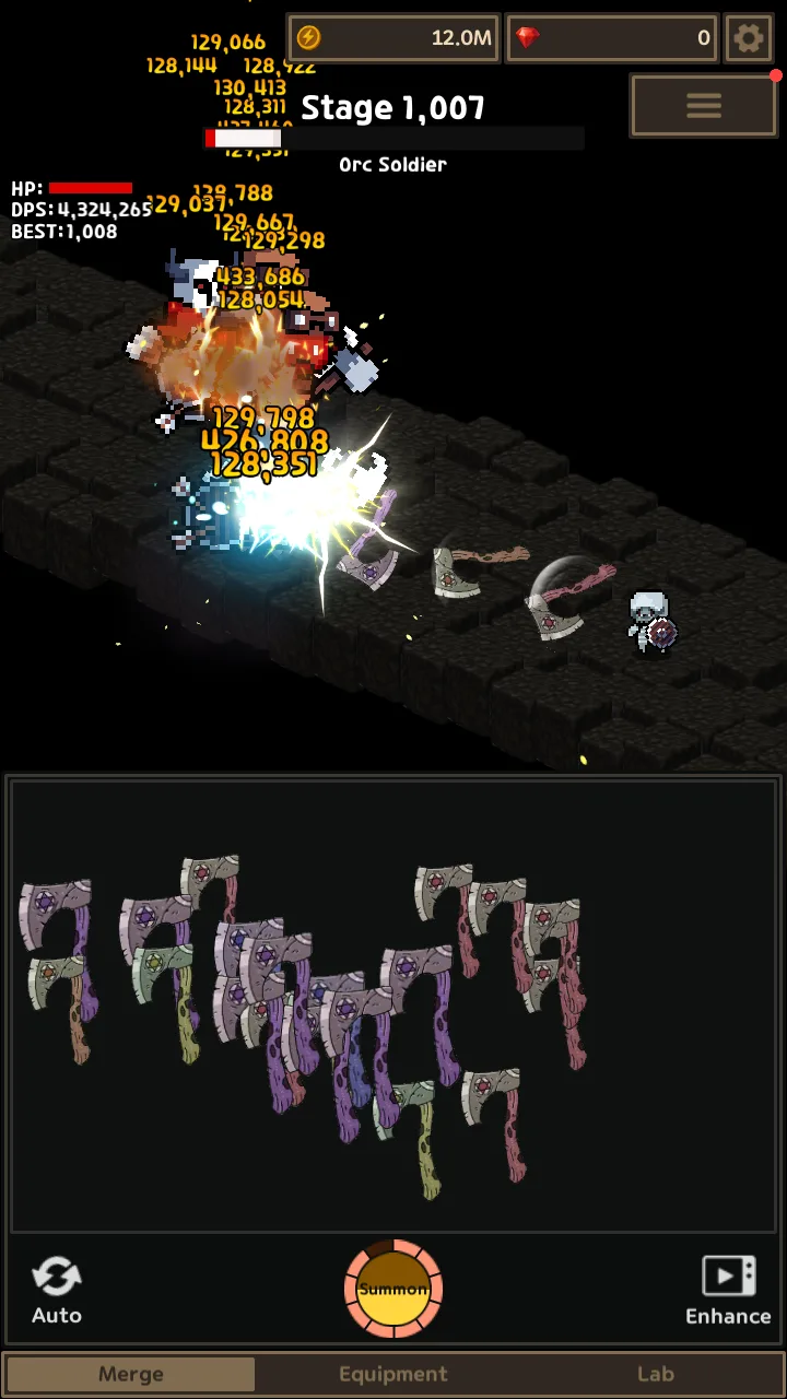 Skull Axe: Idle Slash
