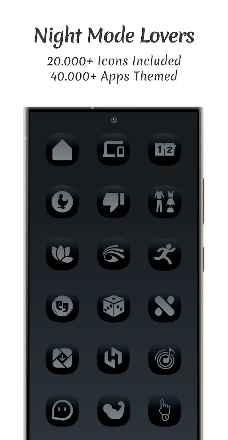 Midnight Dark Icon Pack