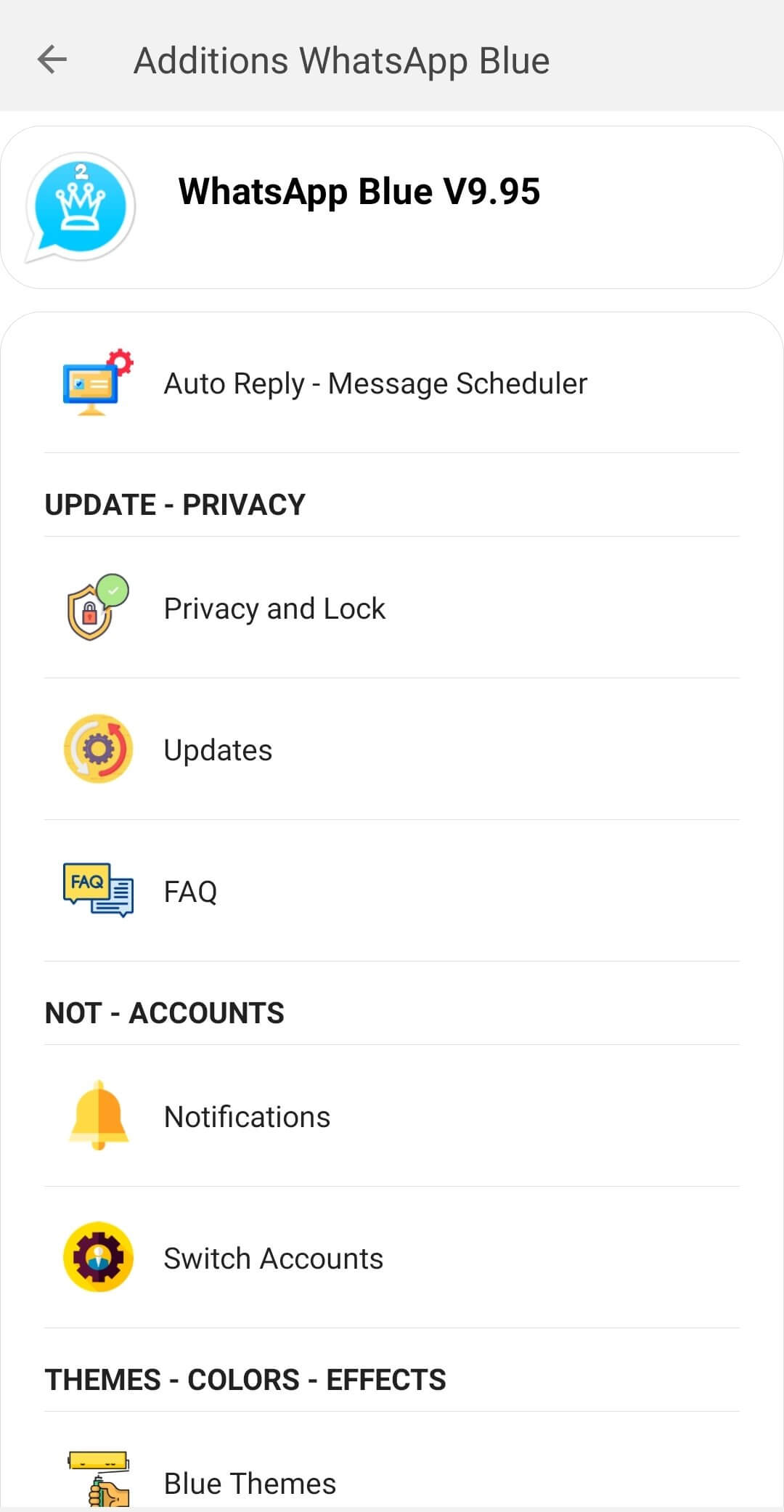WhatsApp Blue