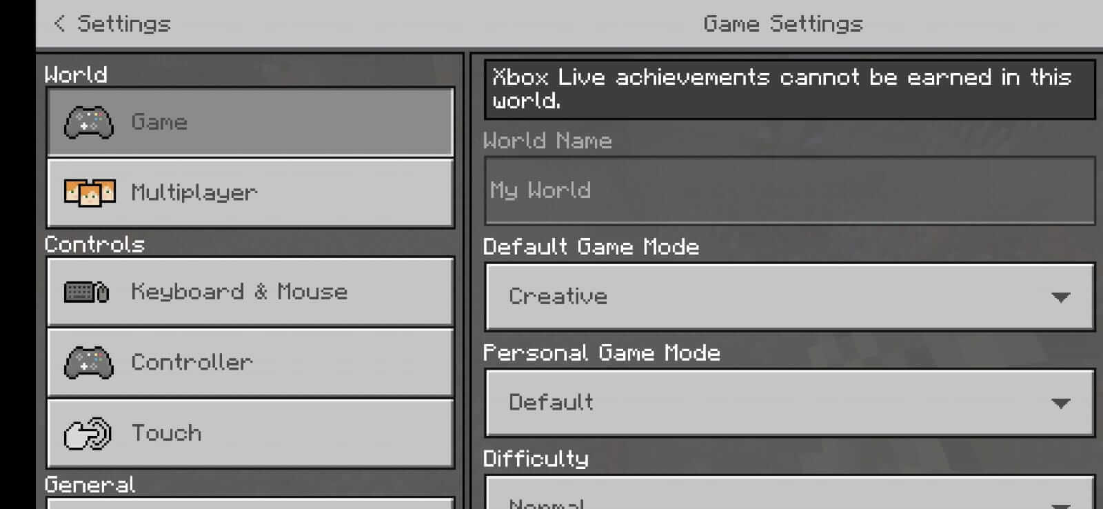 Minecraft Bedrock