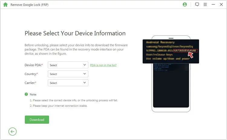 vnROM Bypass FRP