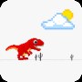 Dinosaur Jumping Chrome
