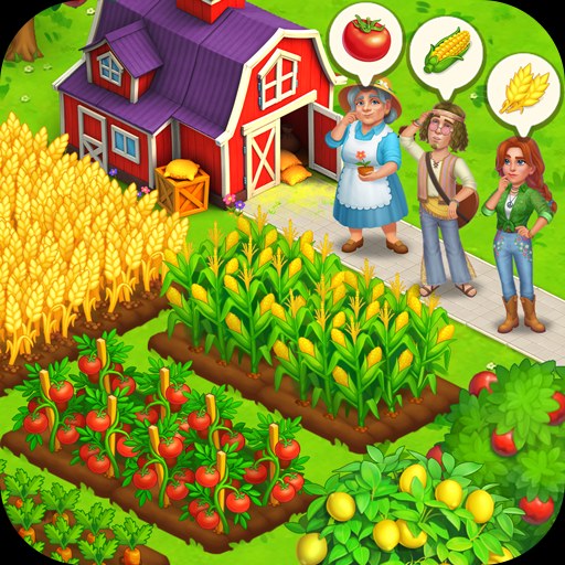 Farm Town: Merge Cozy Village