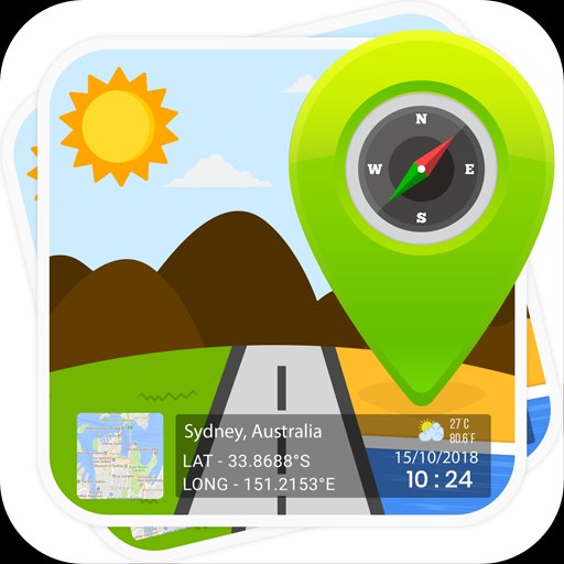 GPS Map Stamp Camera