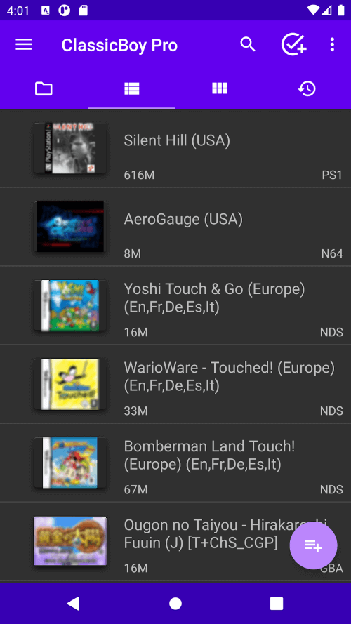 ClassicBoy Pro Games Emulator