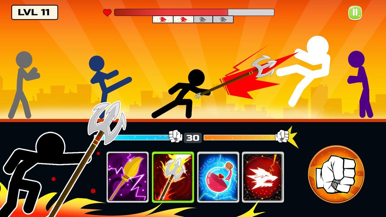 Stickman Fighter Mega Brawl