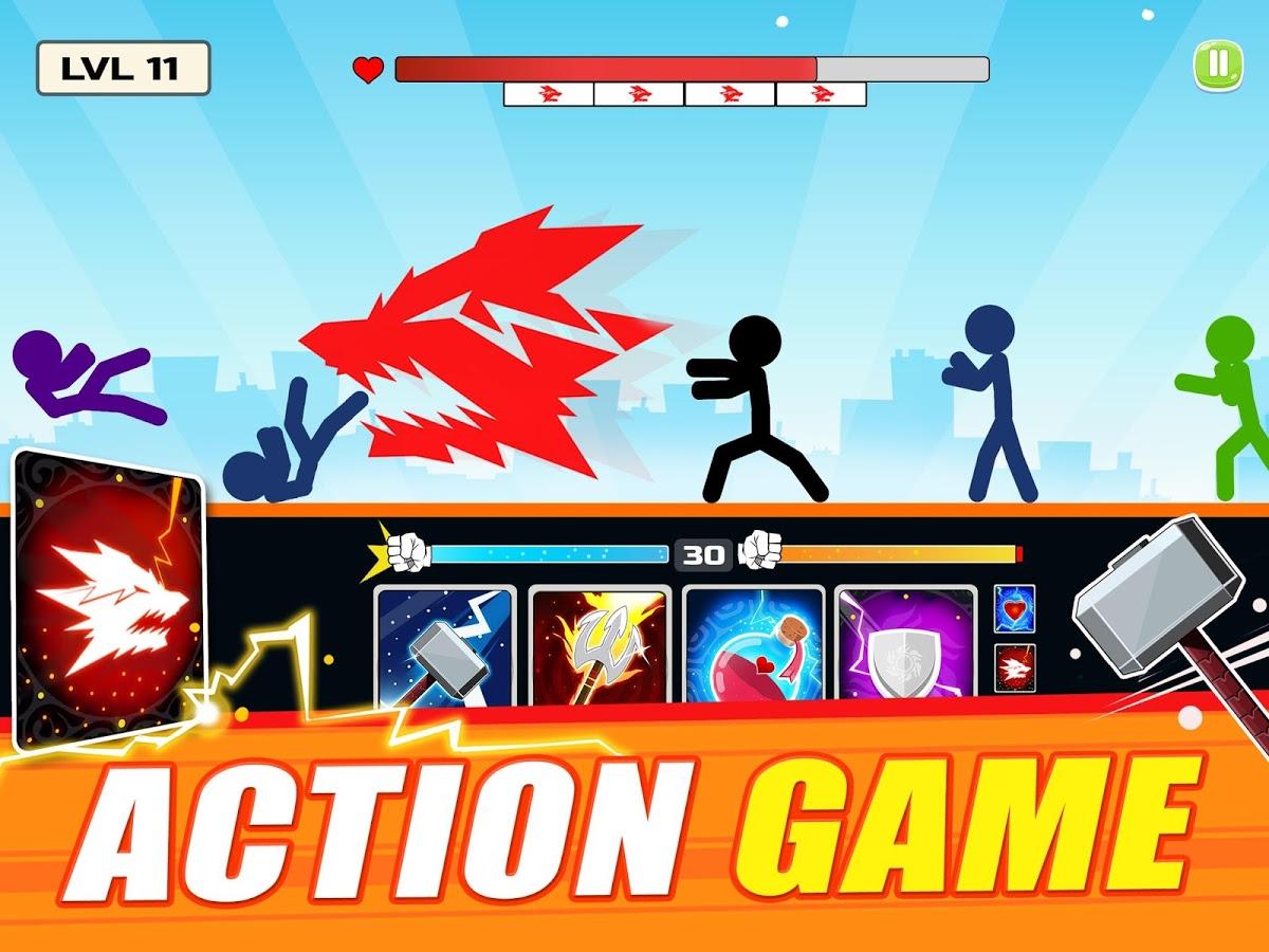 Stickman Fighter Mega Brawl