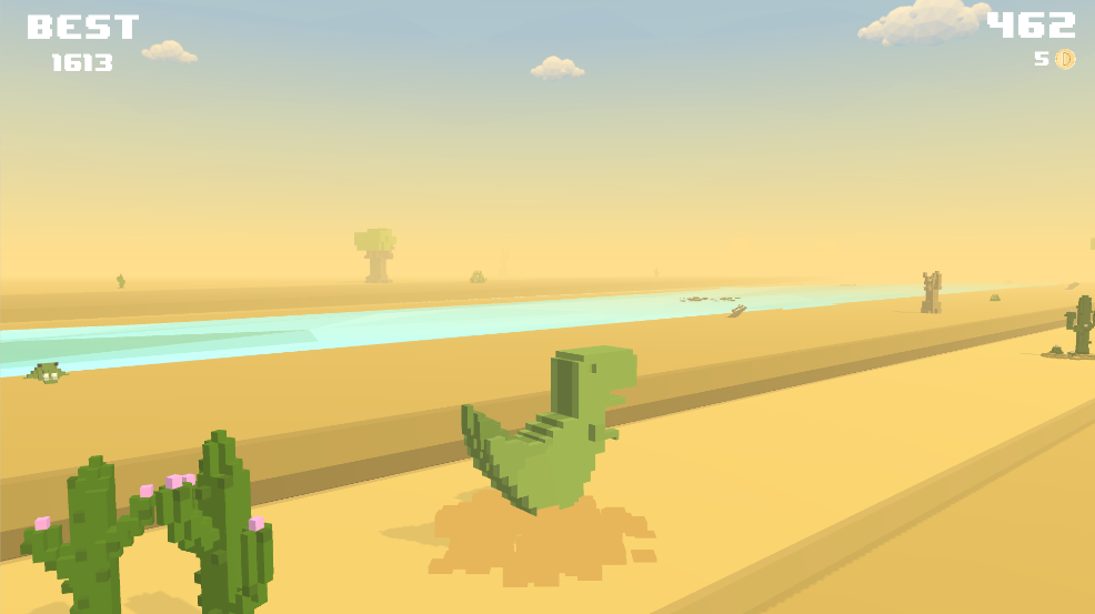 Dino T-Rex 3D runner