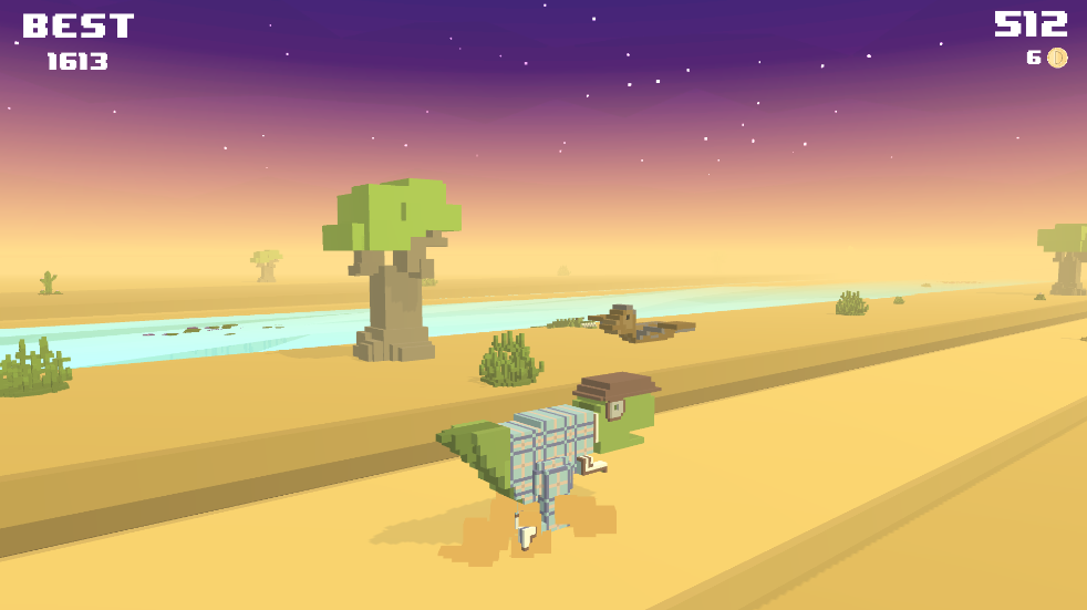 Dino T-Rex 3D runner