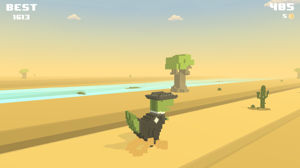 Dino T-Rex 3D runner