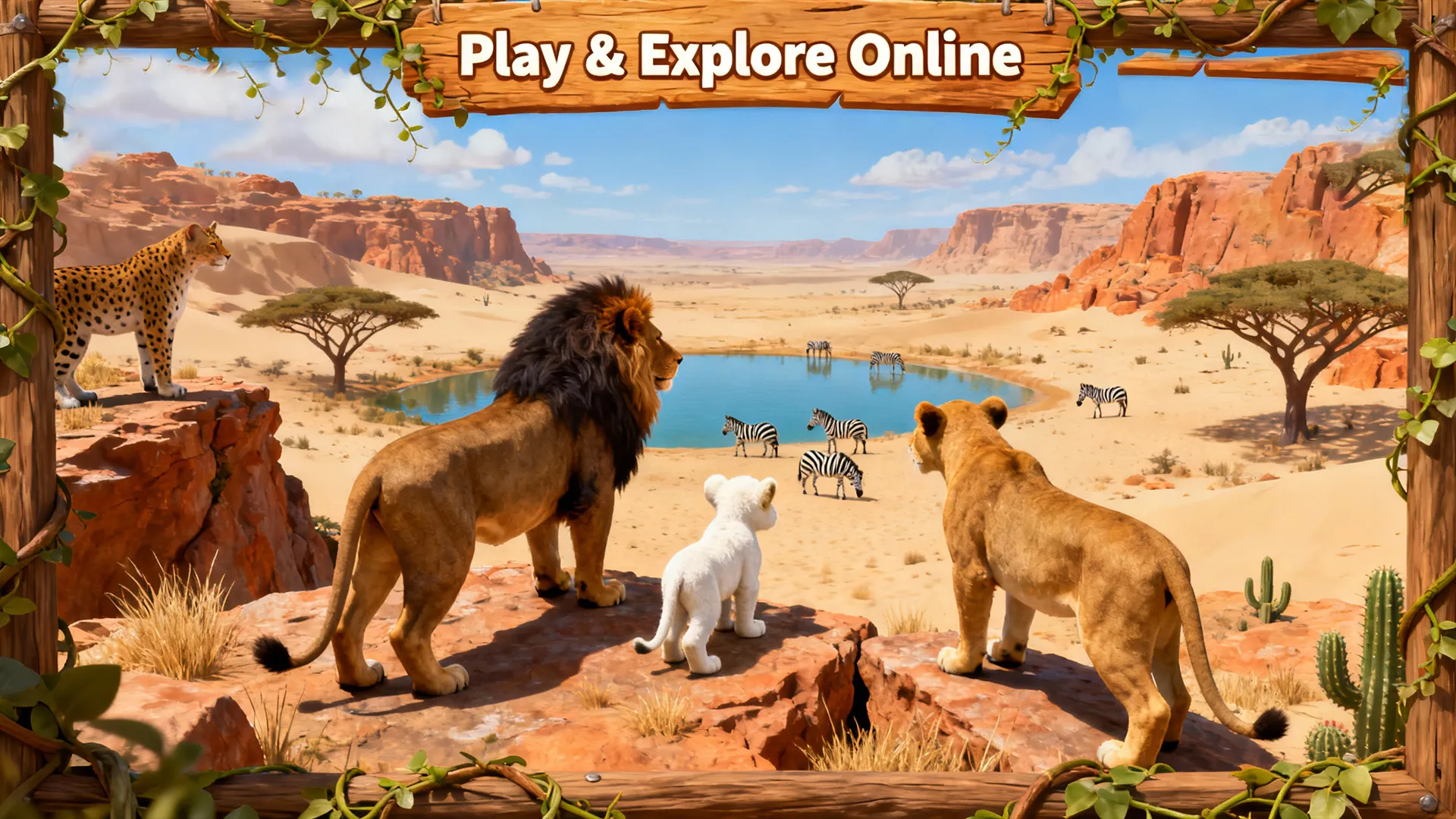 Lion Simulator 3D Animal Games