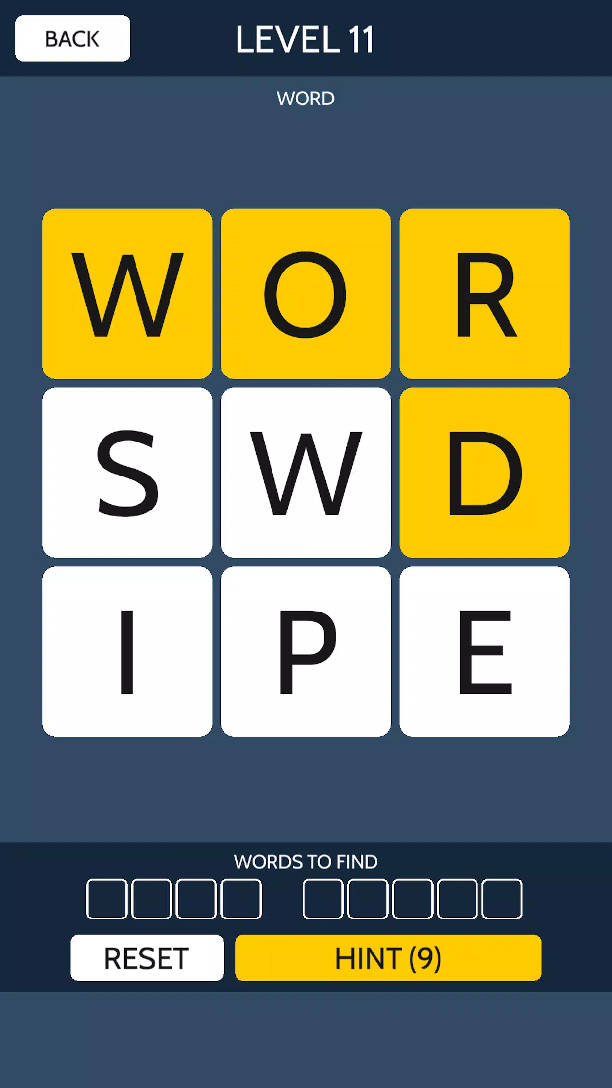 Word Swipe