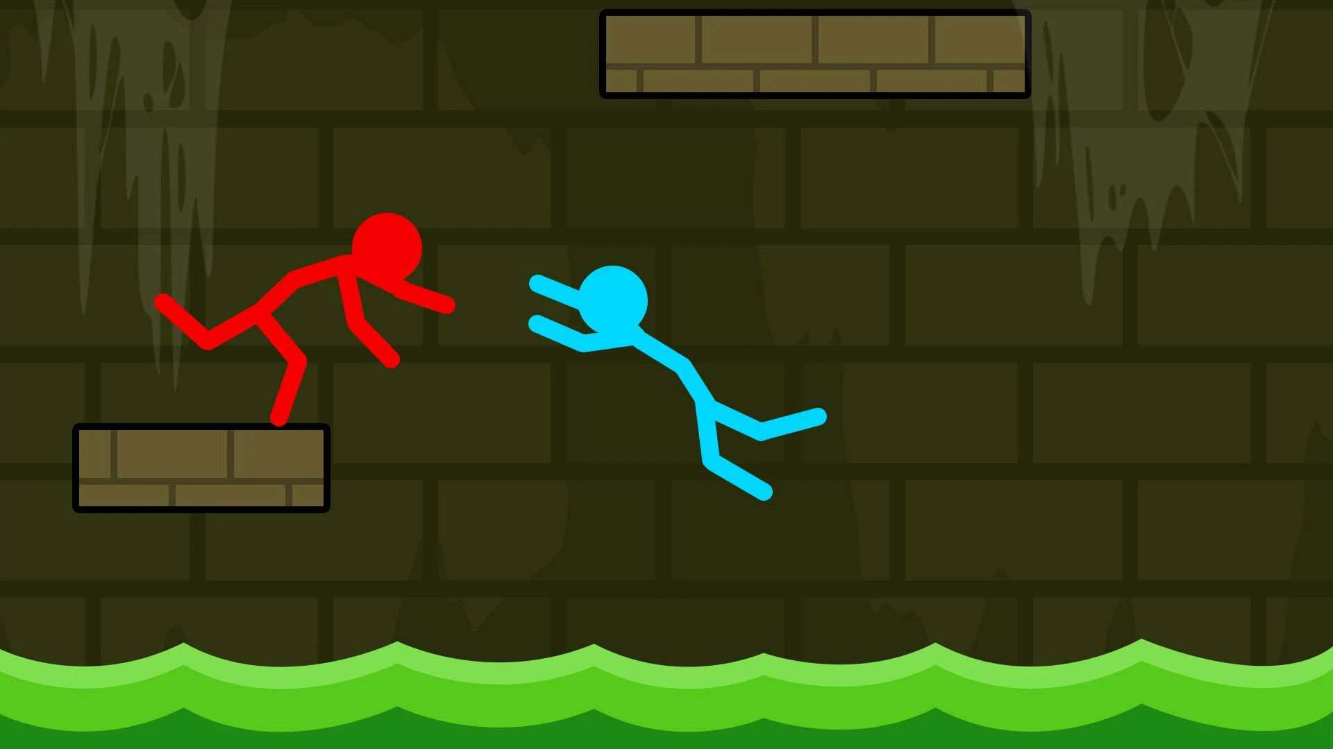 Red and Blue Stickman