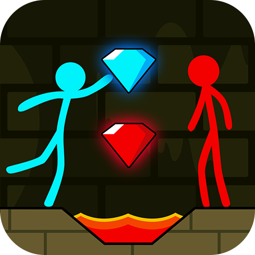 Red and Blue Stickman