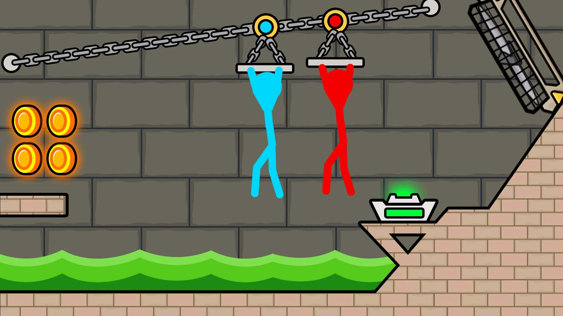 Red and Blue Stickman