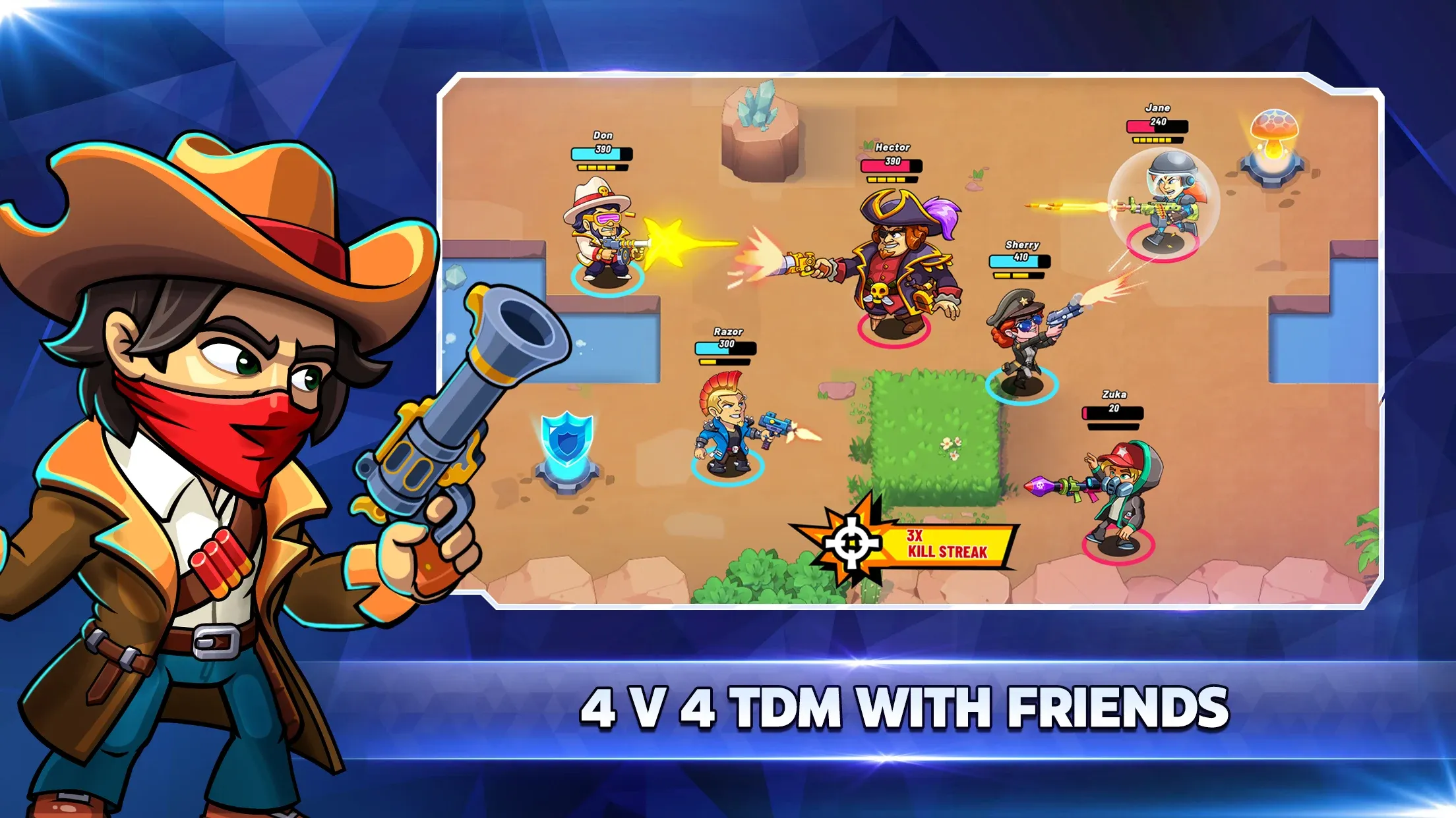 ​Battle Stars: 4v4 TDM & BR
